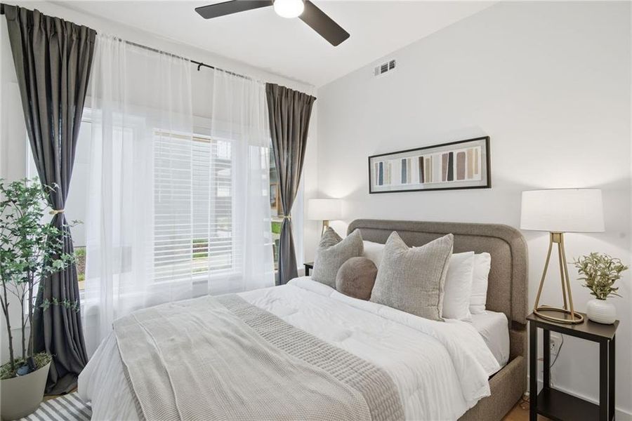 Furnished interior view inside a new home in , Union City (Image 15). Furnished interior view inside a new home in , Union City (Image 15).