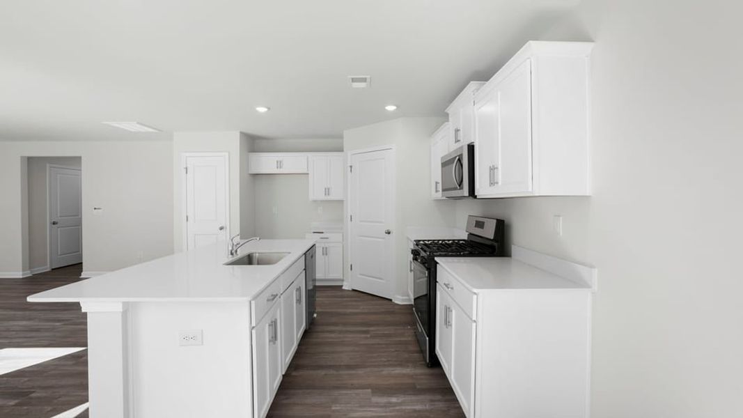 Furnished interior view inside a new home in Varner Station, Woodruff (Image 8).
