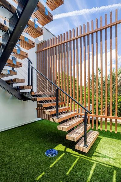 Staircase to Roof Top