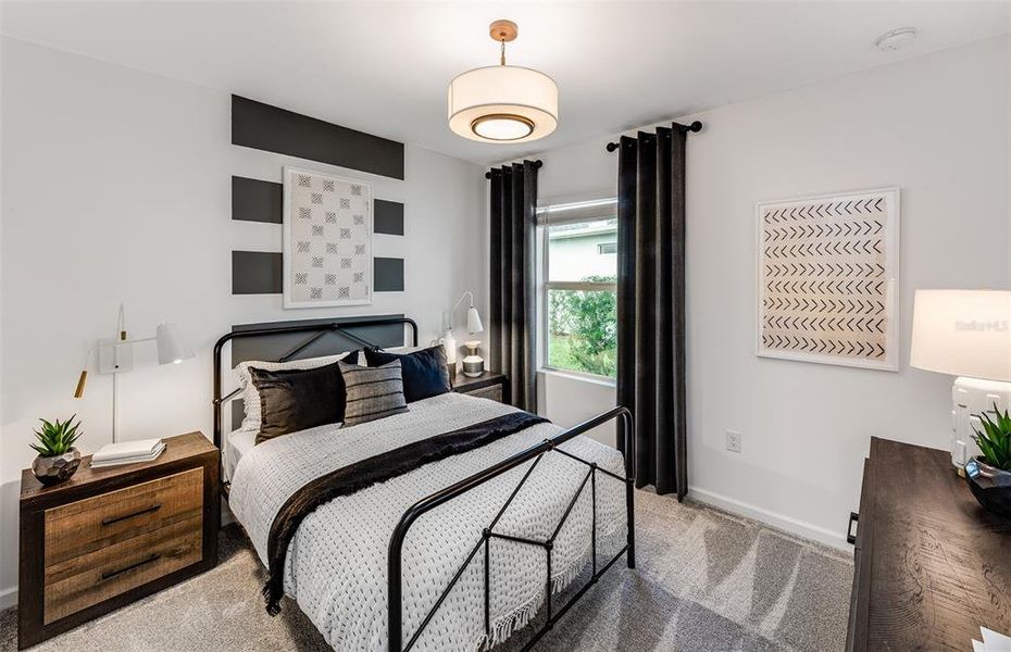 Furnished interior view inside a new home in Lakespur Wellen Park, Venice (Image 12).