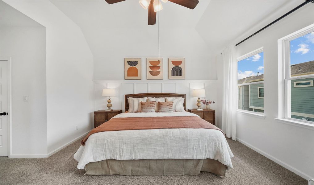 Tranquil primary suite (*Photo not of actual home and used for illustration purposes only.)