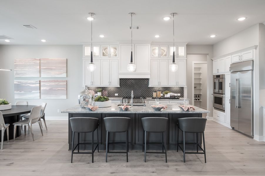 Representative furnished interior of a home built from the Casoria by Tri Pointe Homes in Solace Collection At Evergrove, Richmond (Image 9).