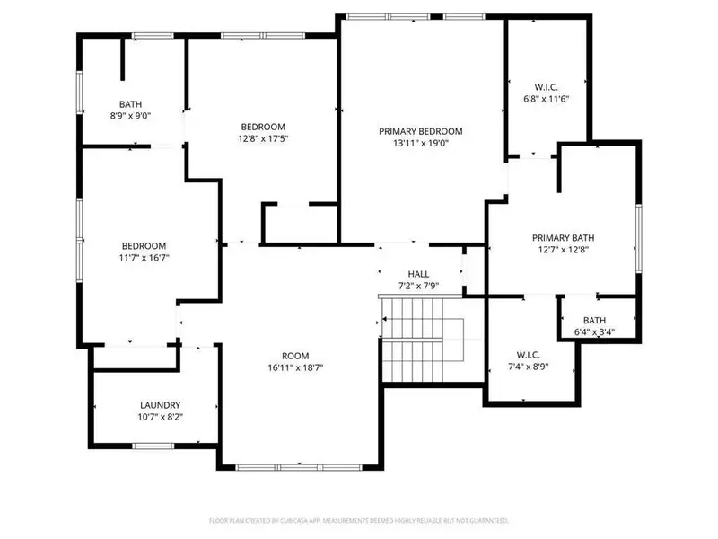 2D floor plan layout of this home in , Acworth, GA (Image 7).