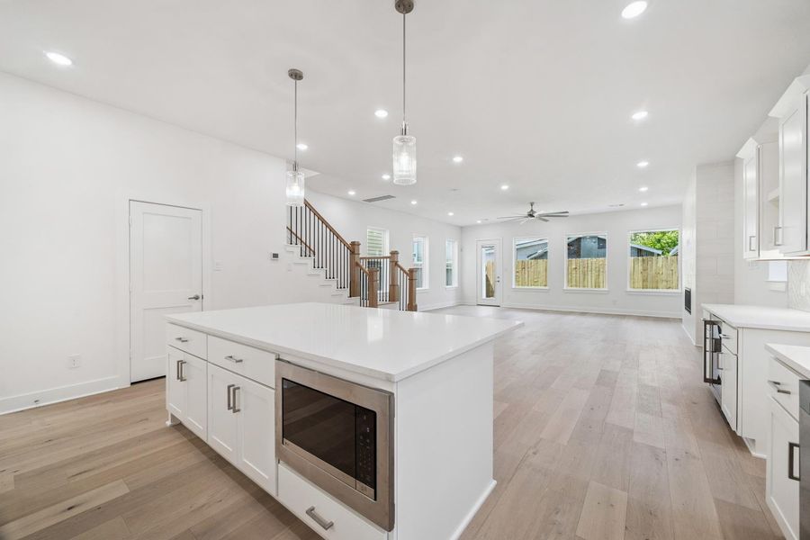 Furnished interior view inside a new home in , Houston (Image 9).