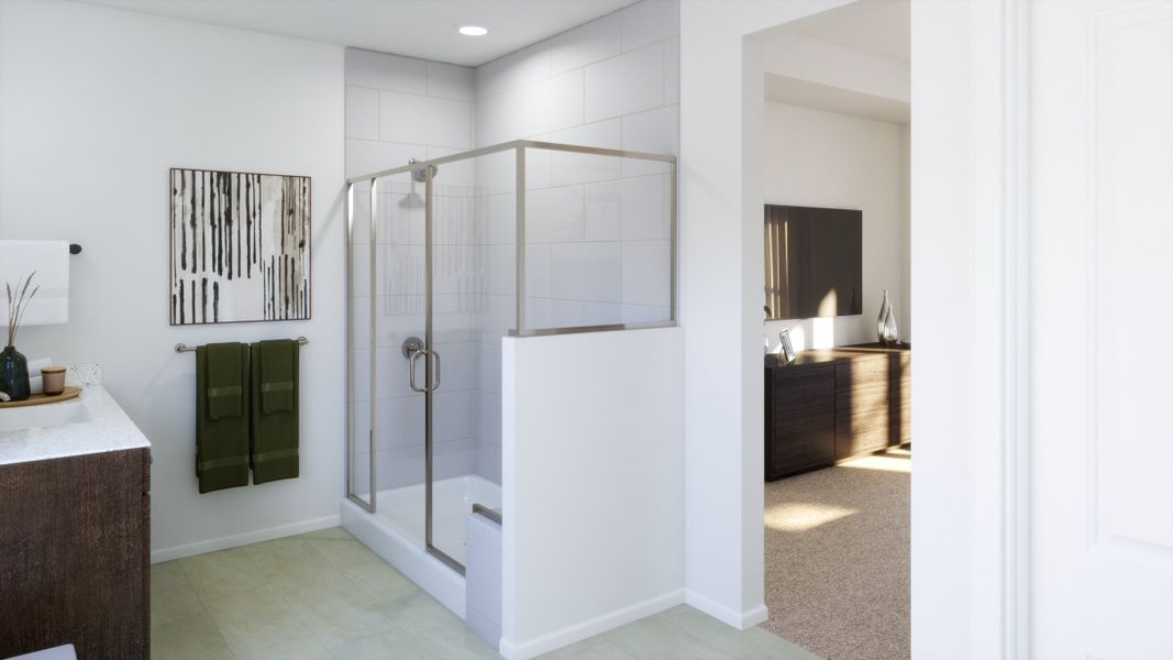 Furnished interior view inside a new home in The Estates Collection at Talon Pointe, Thornton (Image 13).