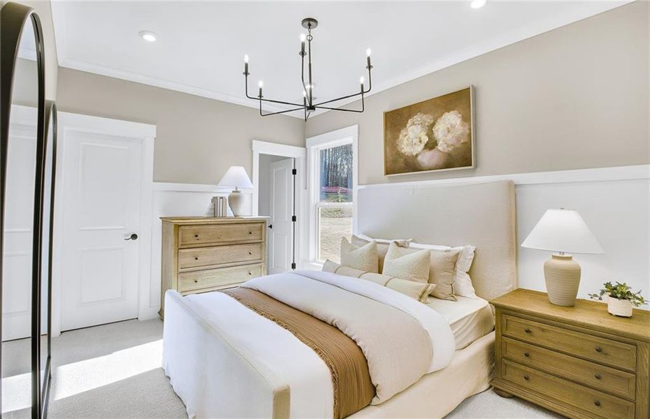 Furnished interior view inside a new home in Berkeley Mill, Cumming (Image 17).