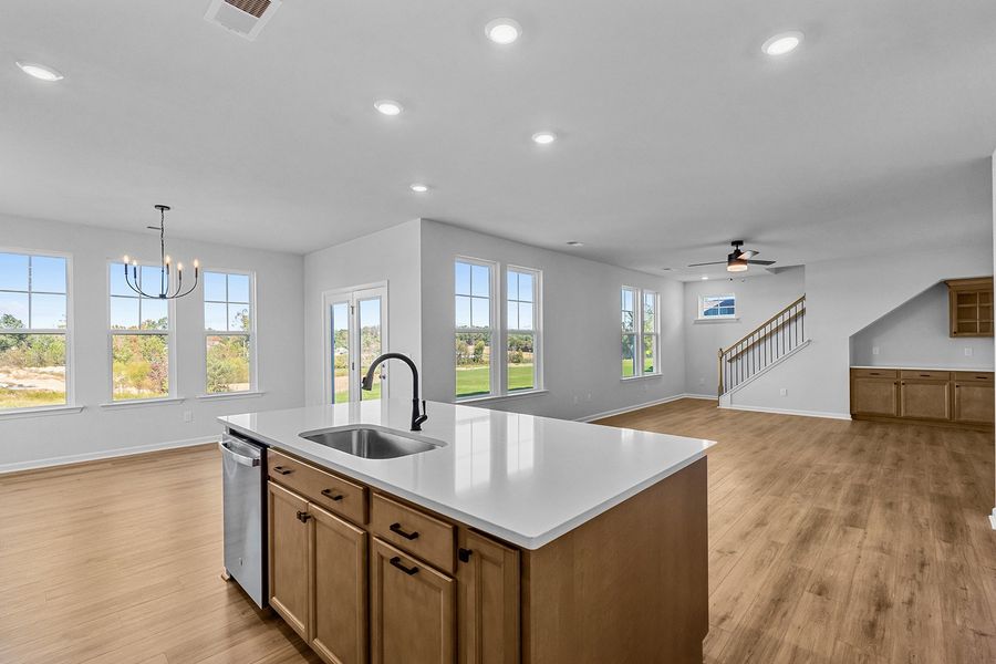 Furnished interior view inside a new home in Fieldstone, Lexington (Image 12).