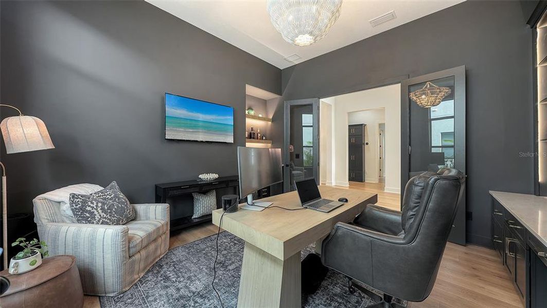 Furnished interior view inside a new home in , Sarasota (Image 48).