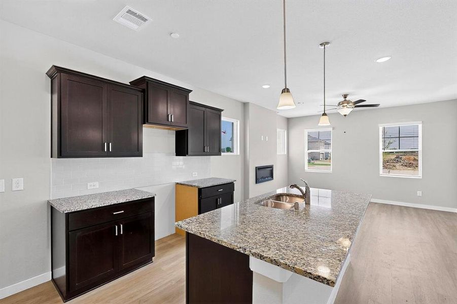 Furnished interior view inside a new home in Solterra Texas, Mesquite (Image 9).
