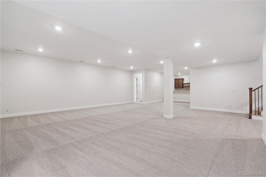 Spacious, unfurnished interior of a new home in Retreat at The Canyons, Castle Pines (Image 37). Spacious, unfurnished interior of a new home in Retreat at The Canyons, Castle Pines (Image 37).