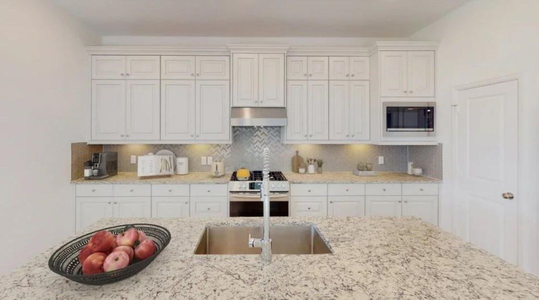Furnished interior view inside a new home in Samara, League City (Image 10).