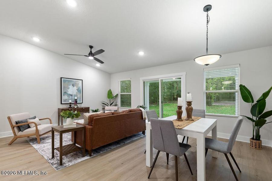 Furnished interior view inside a new home in , Jacksonville (Image 37).