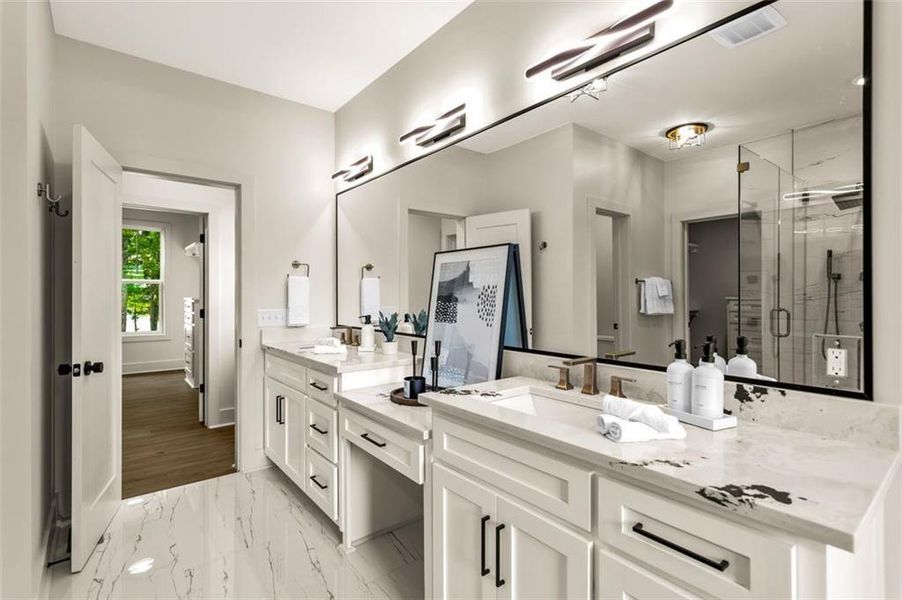 Furnished interior view inside a new home in , Greensboro (Image 43).