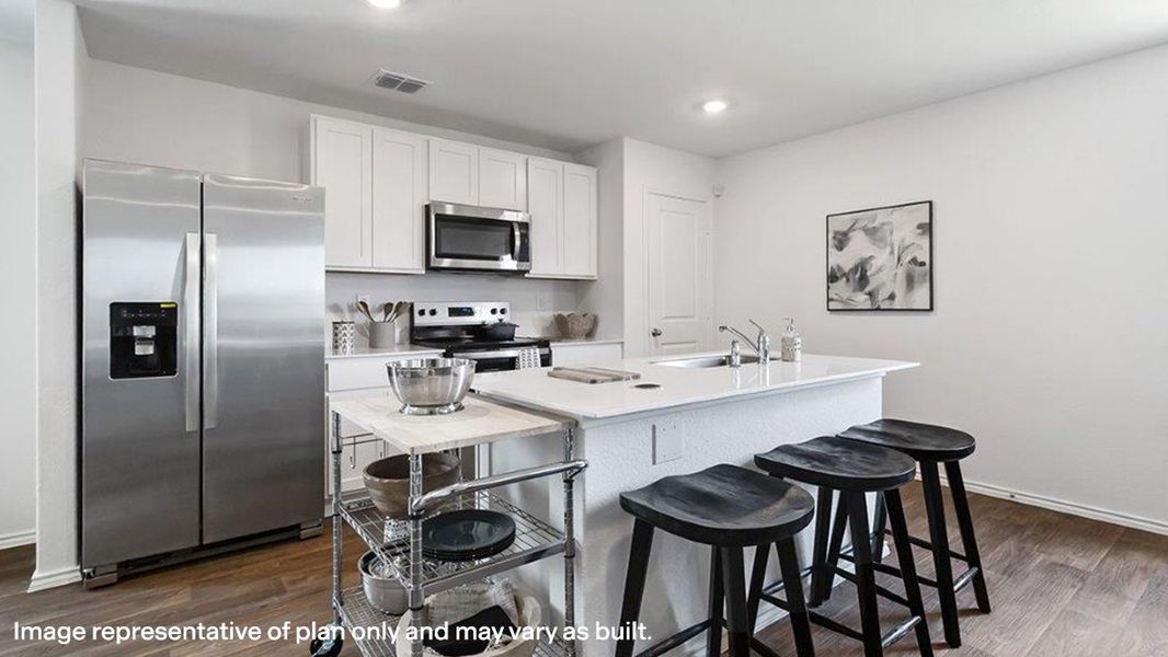 Furnished interior view inside a new home in Sereno Springs, Converse (Image 8).