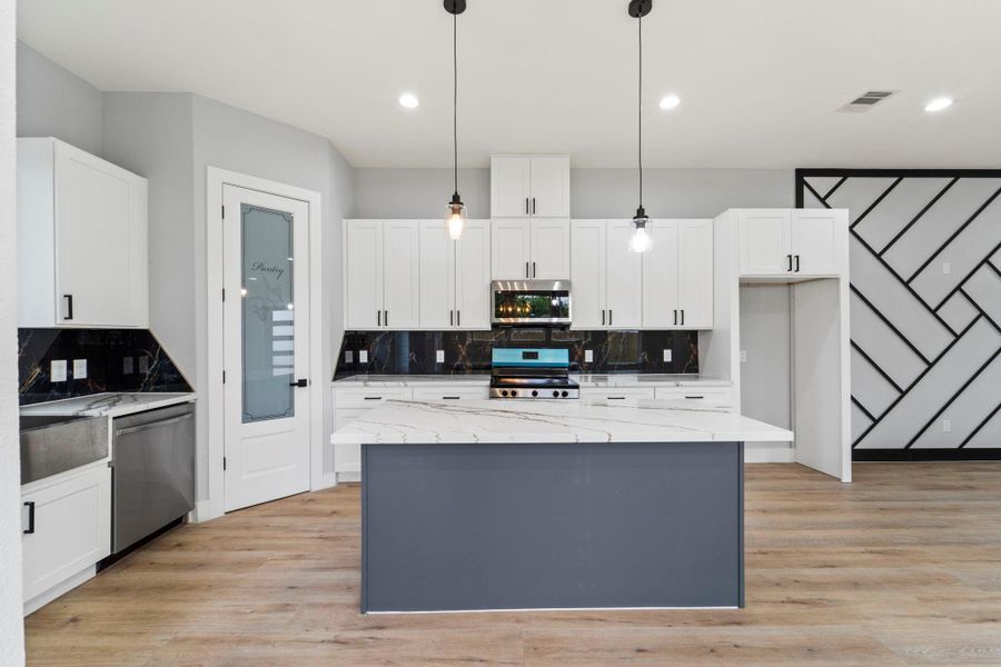 Furnished interior view inside a new home in , Houston (Image 8).