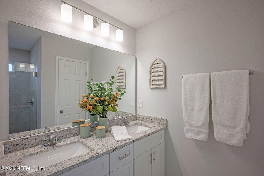 Furnished interior view inside a new home in , Jacksonville (Image 9). Furnished interior view inside a new home in , Jacksonville (Image 9).