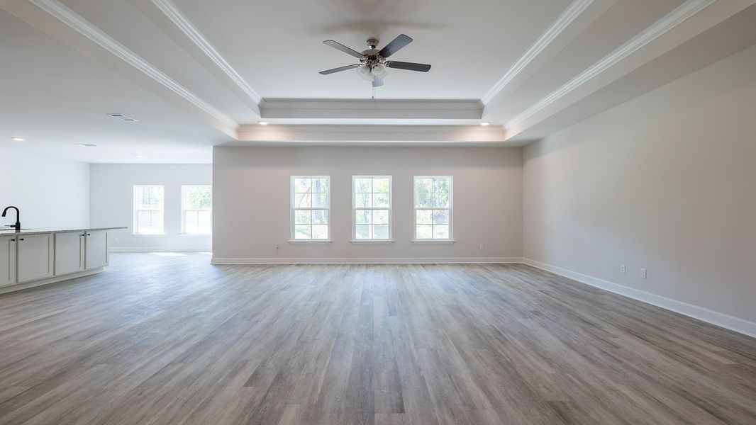 Representative unfurnished interior of a home built from the The Victoria by D.R. Horton in Meadows at Rehwinkel, Crawfordville (Image 3).