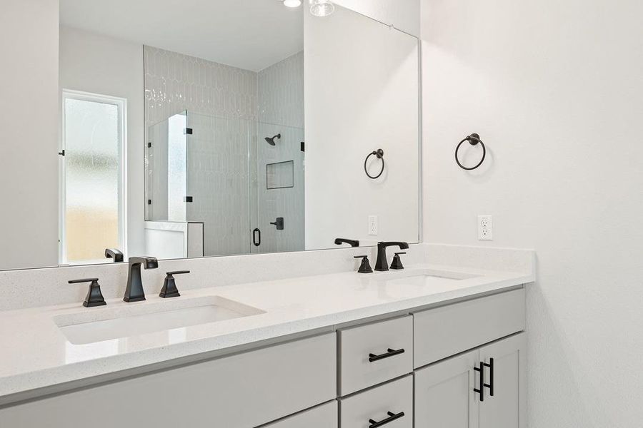 Furnished interior view inside a new home in Lagos Reserve, Manor (Image 10).