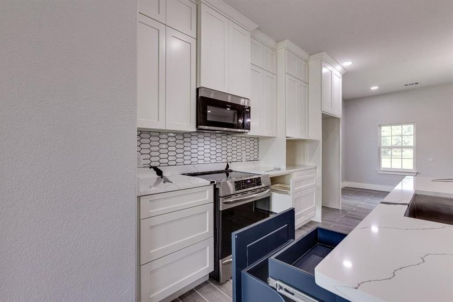 Furnished interior view inside a new home in , Ferris (Image 6).