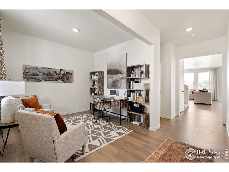 Furnished interior view inside a new home in Lakeside Canyon, Mead (Image 6).