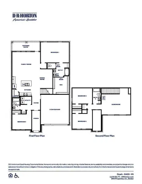 2D floor plan layout of this home in Harrington Trails at The Canopies, Splendora, TX (Image 2). 2D floor plan layout of this home in Harrington Trails at The Canopies, Splendora, TX (Image 2).