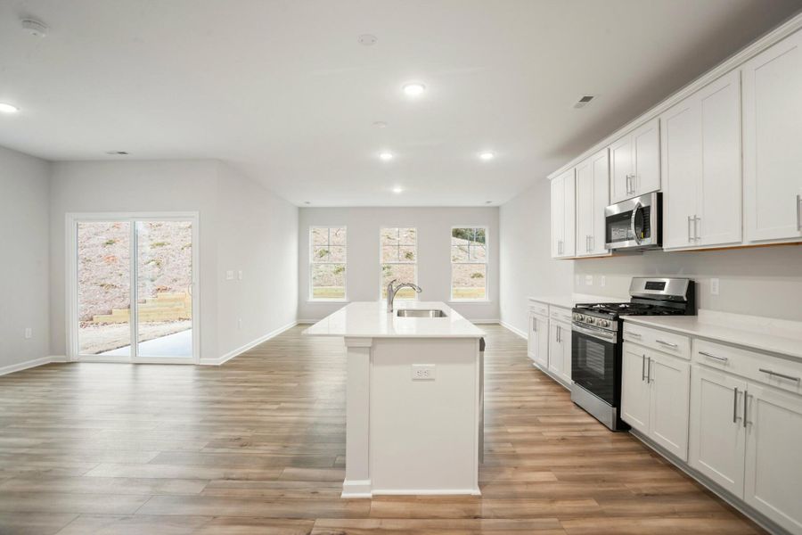 Furnished interior view inside a new home in Chandler Ridge, McLeansville (Image 8). Furnished interior view inside a new home in Chandler Ridge, McLeansville (Image 8).
