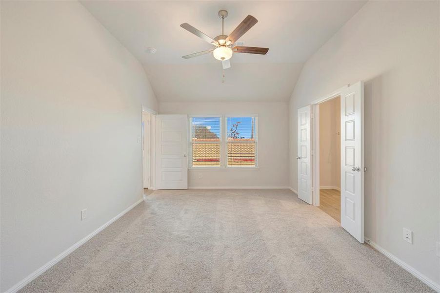 Spacious, unfurnished interior of a new home in The Preserve, Justin (Image 36).