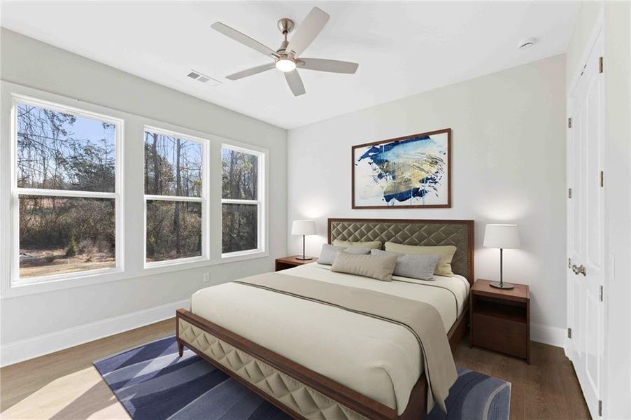 Furnished interior view inside a new home in Ashbury Commons, Powder Springs (Image 25).