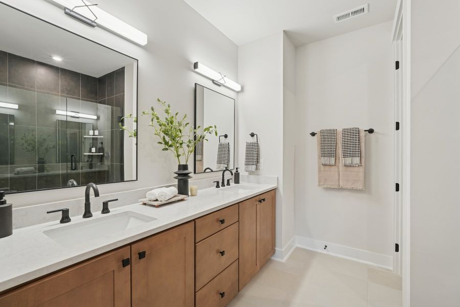 Representative furnished interior of a home built from the Mitchell by Tri Pointe Homes in Summit At Homestead, Chapel Hill (Image 13).