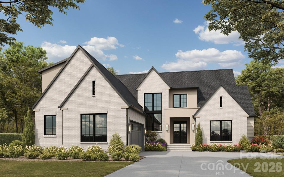 Front exterior of a new home in , Charlotte, NC, highlighting curb appeal (Image 2). Front exterior of a new home in , Charlotte, NC, highlighting curb appeal (Image 2).