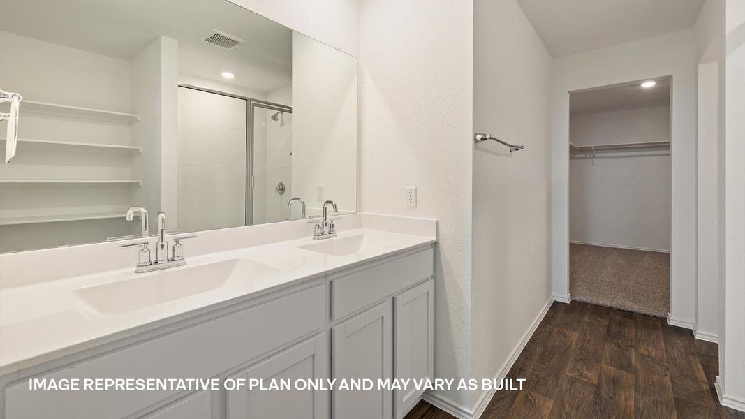 Furnished interior view inside a new home in Palomino, Manor (Image 7).