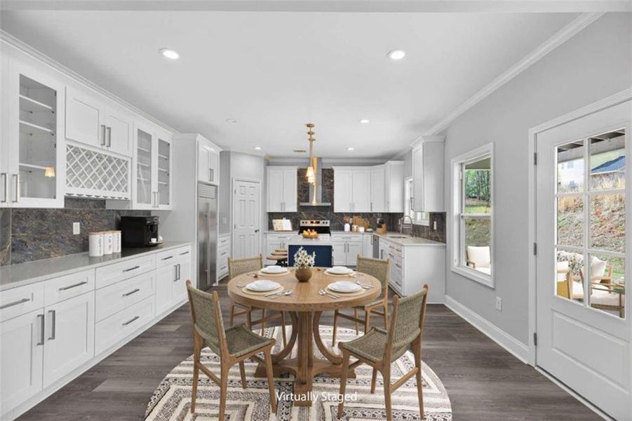 Furnished interior view inside a new home in , Gainesville (Image 6).