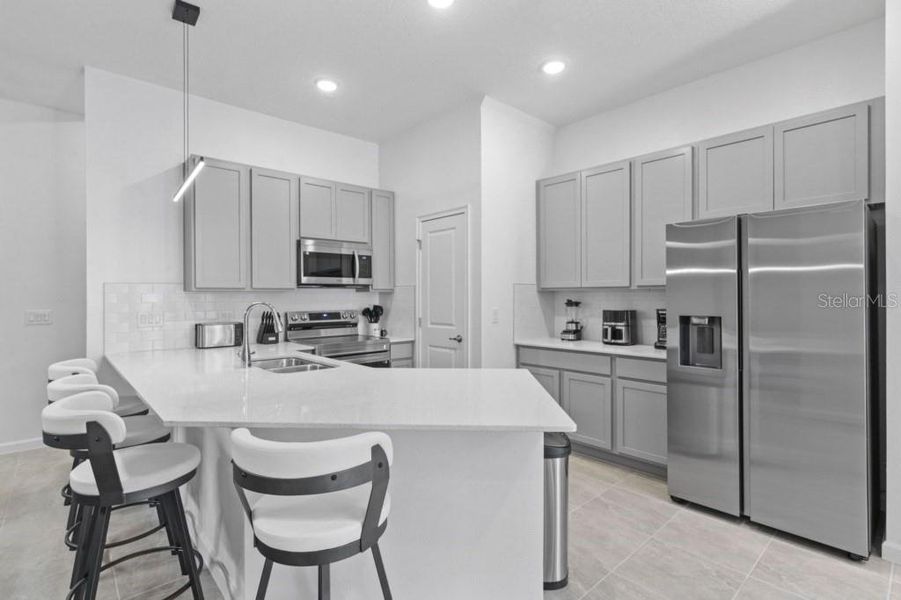 Furnished interior view inside a new home in , Orlando (Image 28). Furnished interior view inside a new home in , Orlando (Image 28).