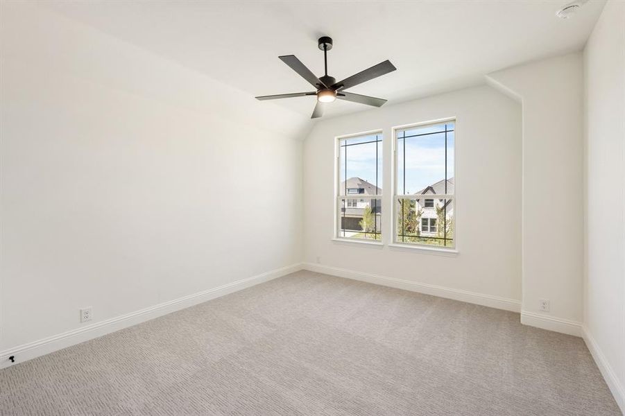 Spacious, unfurnished interior of a new home in Windsong Ranch Classic 61, Prosper (Image 22). Spacious, unfurnished interior of a new home in Windsong Ranch Classic 61, Prosper (Image 22).