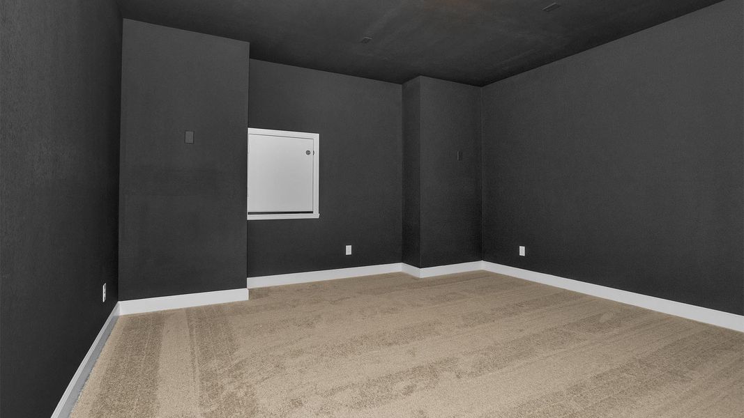 Spacious, unfurnished interior of a new home in Bridgeland, Cypress (Image 13).