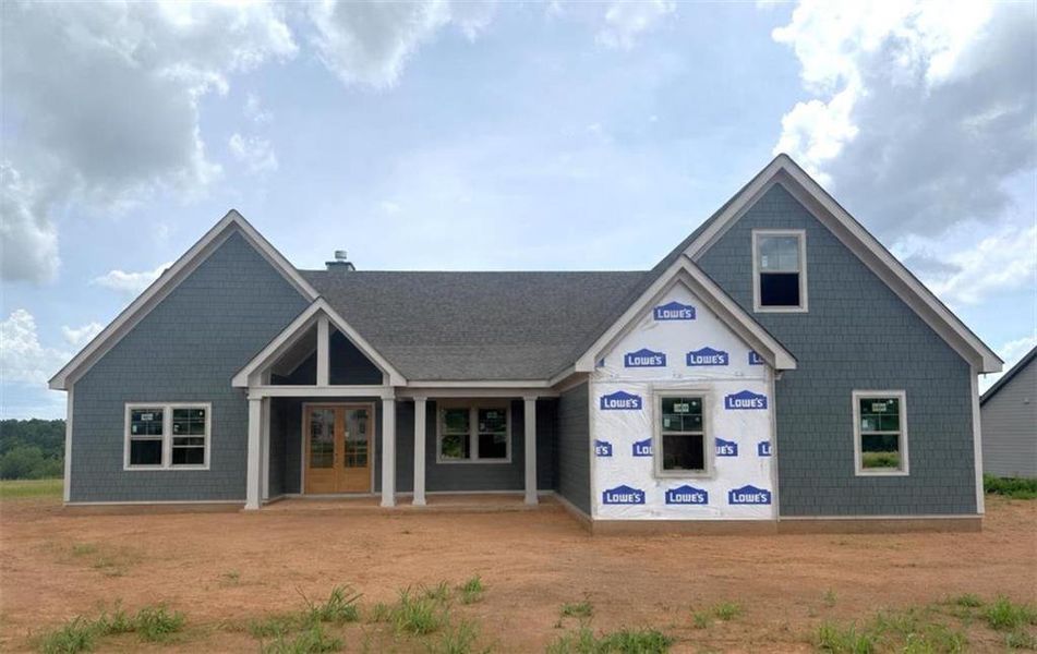 In-progress construction of a new home in , Madison, GA (Image 3).
