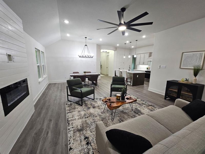 Furnished interior view inside a new home in Shady Creek Estates, Azle (Image 15).
