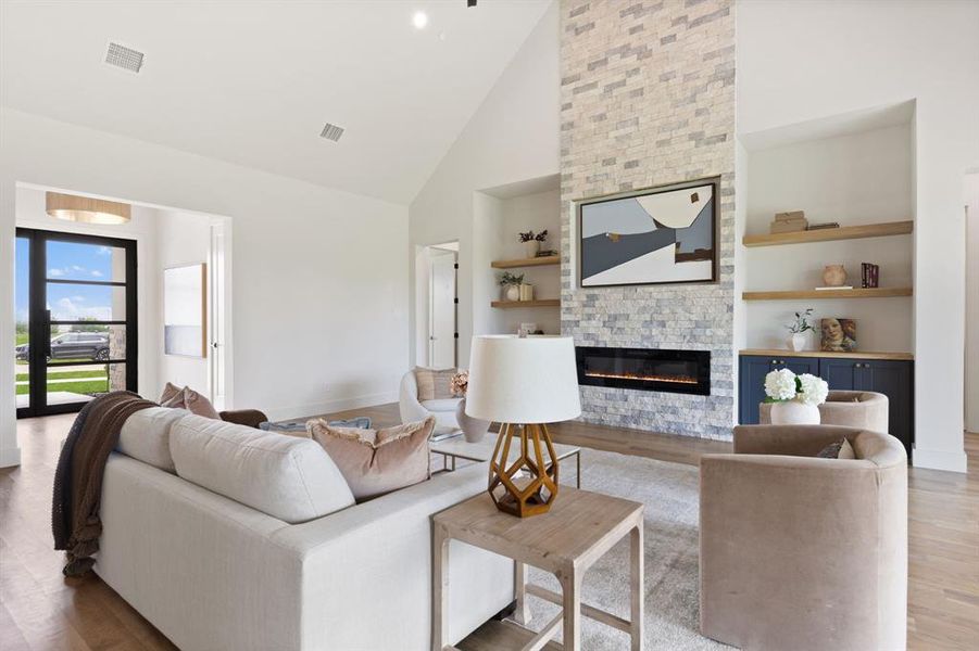 Furnished interior view inside a new home in , Red Oak (Image 10).