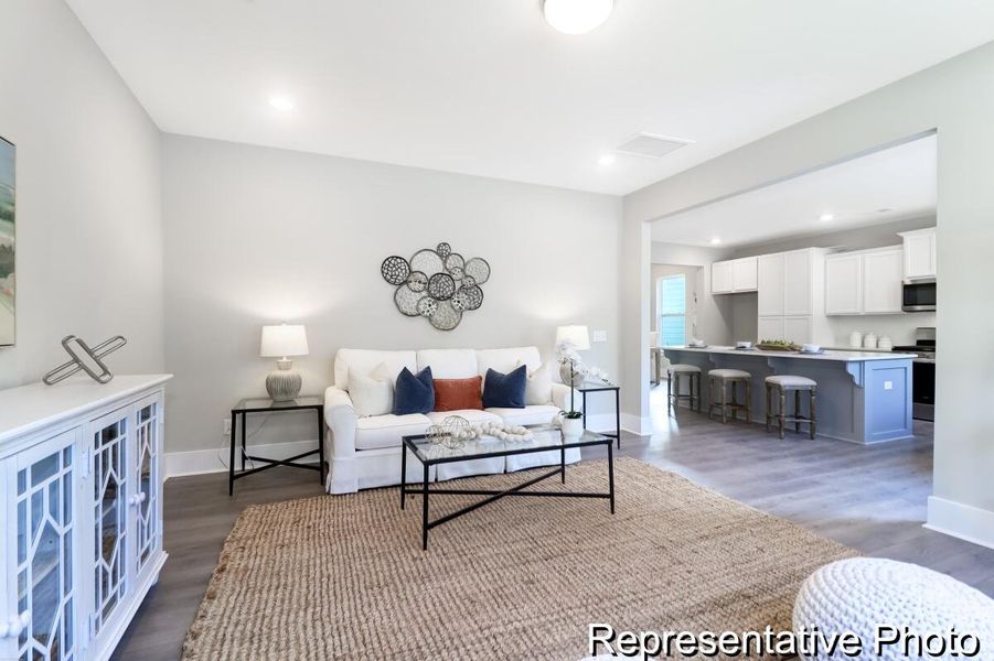 Furnished interior view inside a new home in , Ravenel (Image 8). Furnished interior view inside a new home in , Ravenel (Image 8).