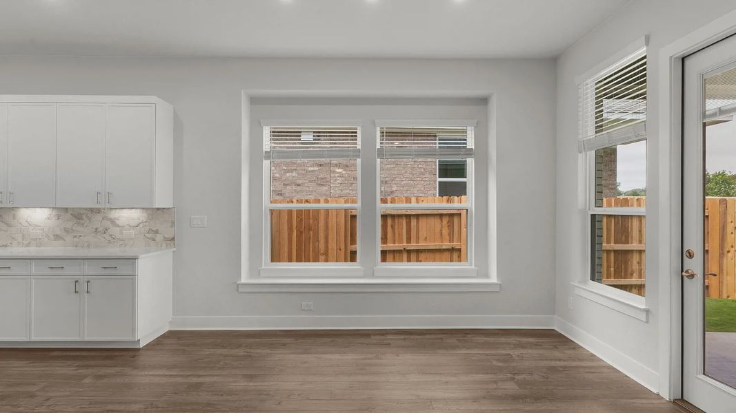 Representative unfurnished interior of a home built from the Lucas by Chesmar Homes in Highland Village, Georgetown (Image 18). Representative unfurnished interior of a home built from the Lucas by Chesmar Homes in Highland Village, Georgetown (Image 18).