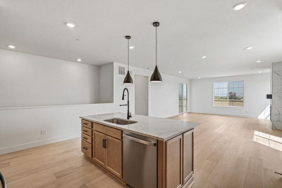 Furnished interior view inside a new home in The Nest Reserve at Canyon Creek, Erie (Image 5).