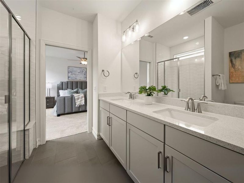 Furnished interior view inside a new home in Del Webb at Legacy Hills, Celina (Image 6). Furnished interior view inside a new home in Del Webb at Legacy Hills, Celina (Image 6).