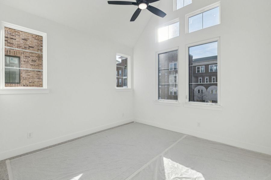 Spacious, unfurnished interior of a new home in Newman Village Townhomes, Frisco (Image 22). Spacious, unfurnished interior of a new home in Newman Village Townhomes, Frisco (Image 22).