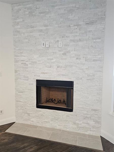 Close-up of interior finishes inside a home in Corner Stone Ranch, Howe (Image 13).