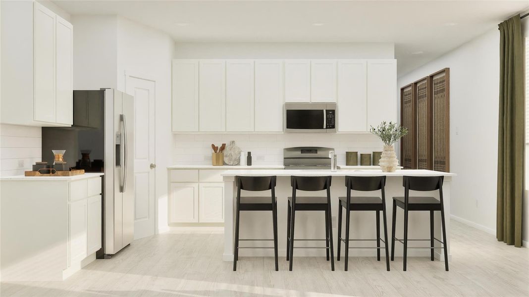 Furnished interior view inside a new home in Synova, Crosby (Image 26).