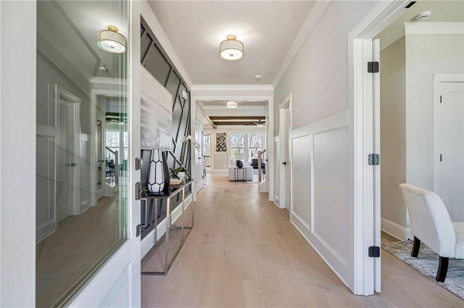 Furnished interior view inside a new home in , Atlanta (Image 18).