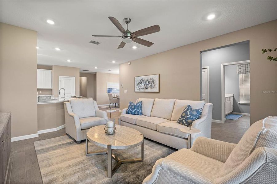 Furnished interior view inside a new home in Trailhead Landing: Trailhead Landing 60s, Alachua (Image 9).
