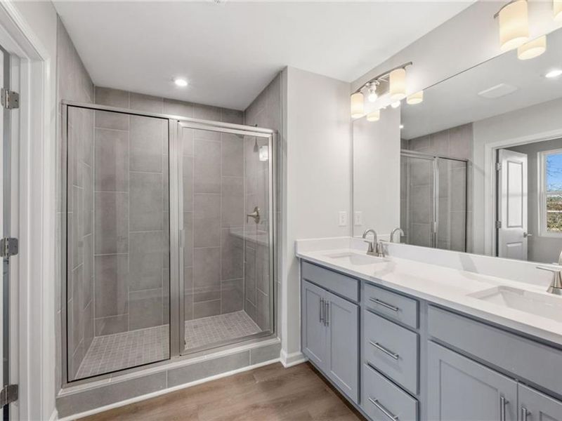Furnished interior view inside a new home in Lake Shore, Winder (Image 9).