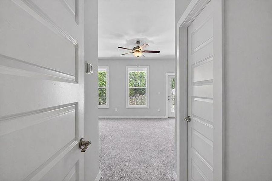 Spacious, unfurnished interior of a new home in The Park at Gainesville Township, Gainesville (Image 9).