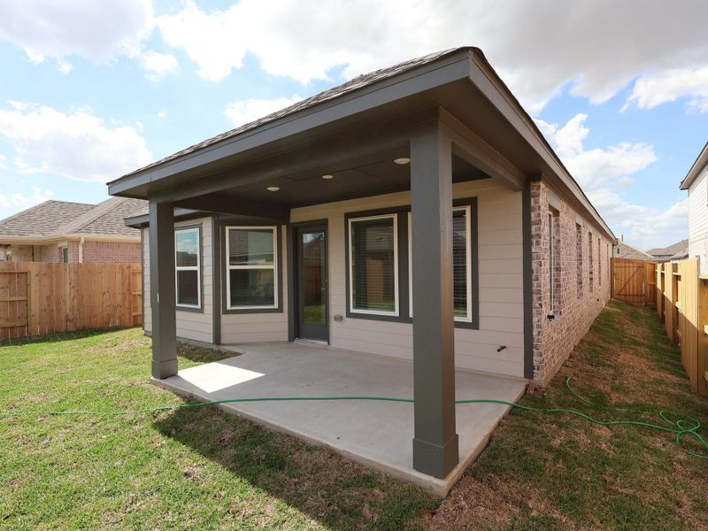 Exterior details and patio area of a home in Marvida, Cypress (Image 4). Exterior details and patio area of a home in Marvida, Cypress (Image 4).